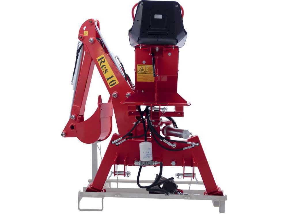 AgriEuro TOP-LINE RES10 graafarm voor de trekker, detail 2