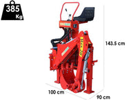 AgriEuro TOP-LINE RES20 graafarm voor de trekker, zijwaarts verschuifbaar, detail 1
