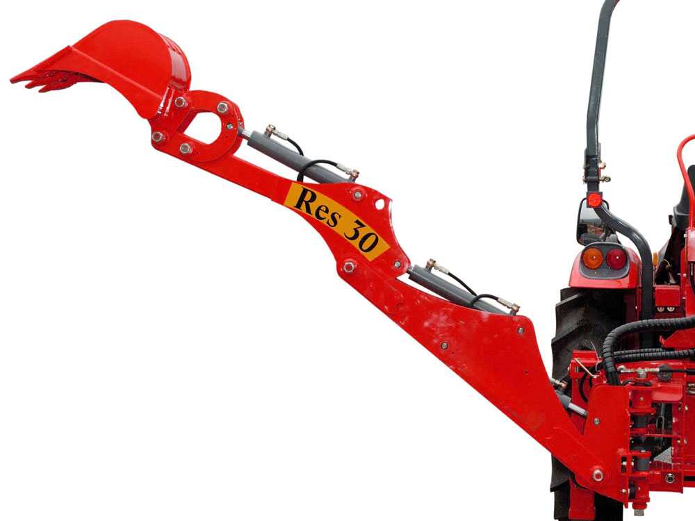 AgriEuro TOP-LINE RES30 graafarm voor de trekker, zijwaarts verschuifbaar, detail 7