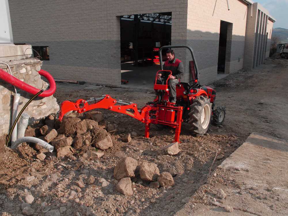 AgriEuro TOP-LINE RES30 graafarm voor de trekker, zijwaarts verschuifbaar, detail 8