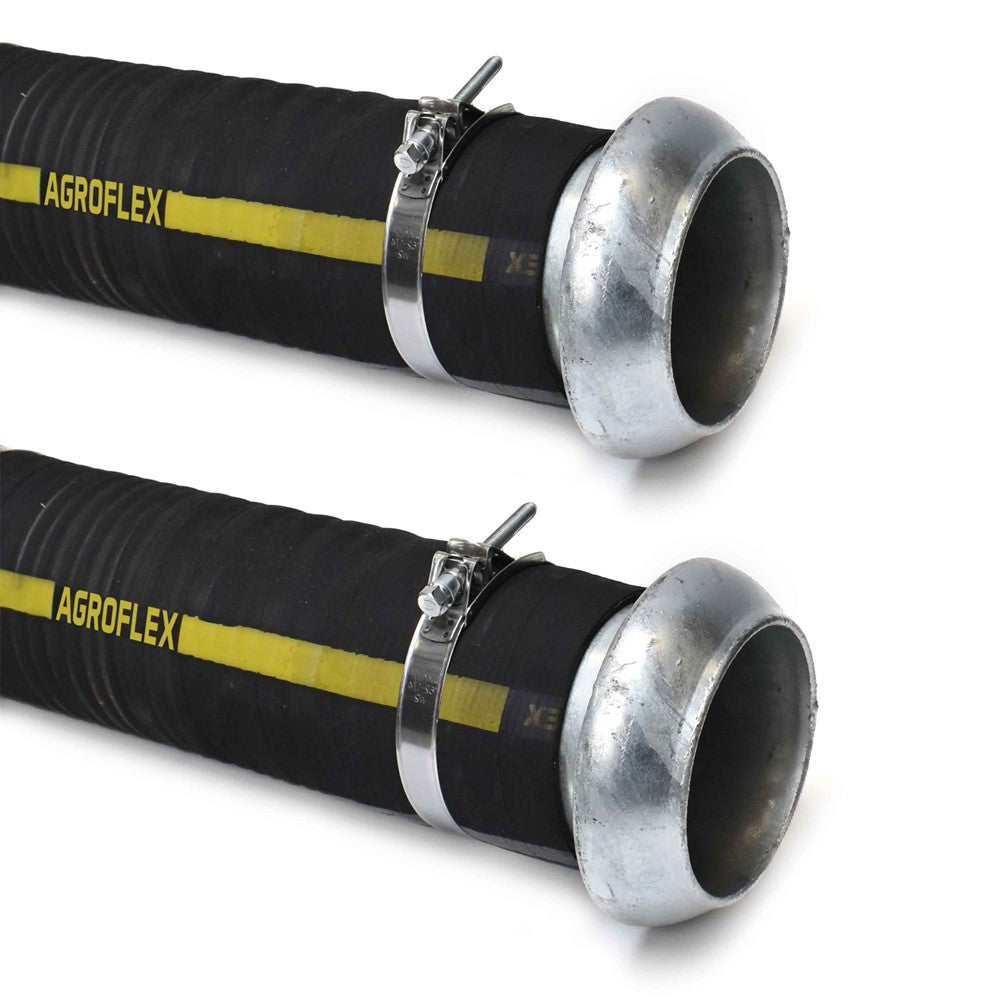 Agroflex rubberen gierslang set 6" met 2x V-deel
