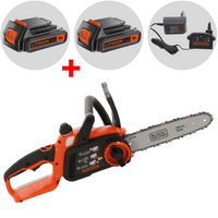 Black & Decker GKC1825L20-QW accu kettingzaag, zwaard 25 cm, 18 V 2 Ah | Rabe