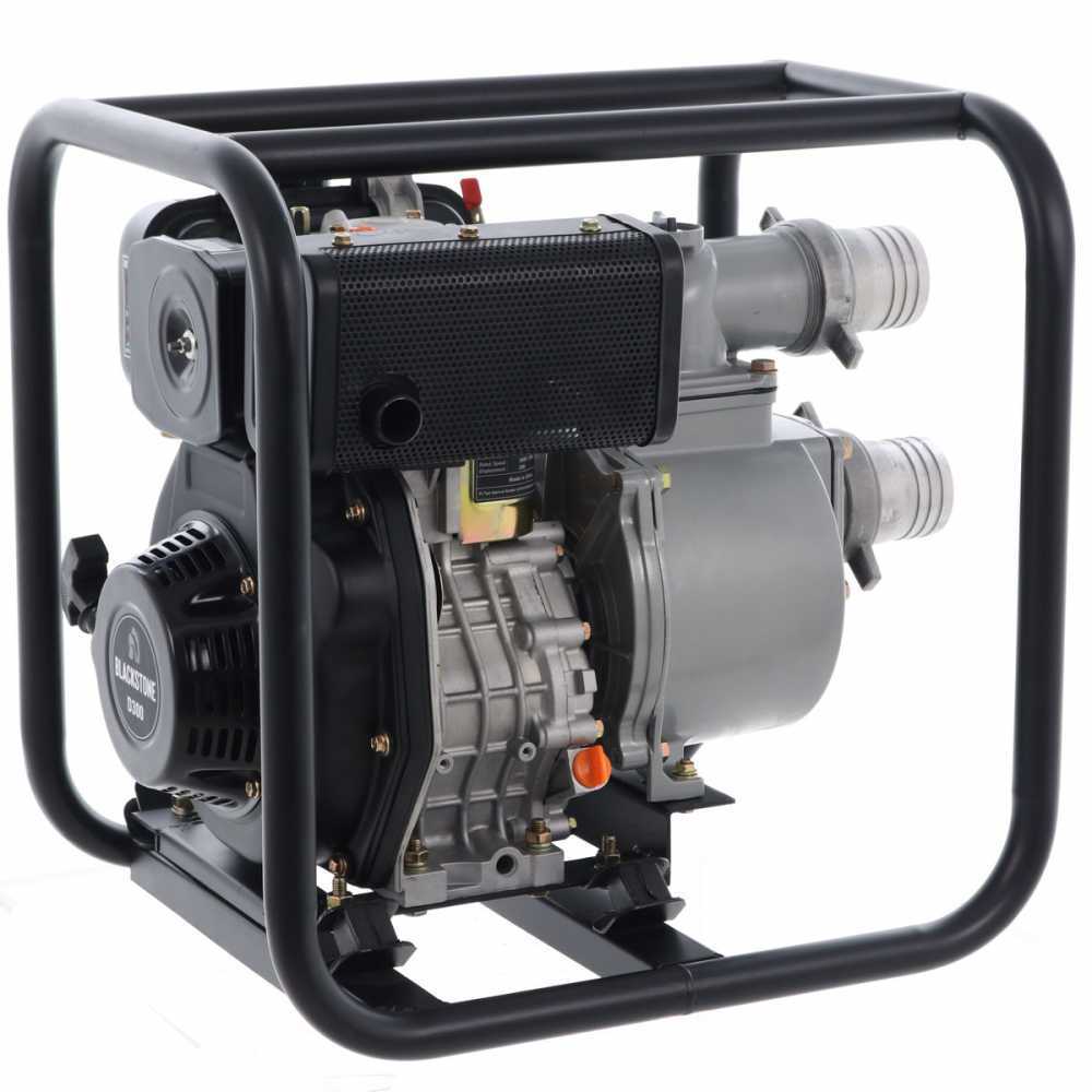 BlackStone BD 8000 diesel motorpomp, aansluiting 80 mm | Rabe