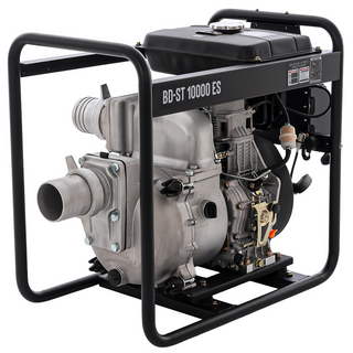 BlackStone BD-ST 10000ES Diesel-Motorpumpe für Schmutzwasser, Anschluss 100 mm