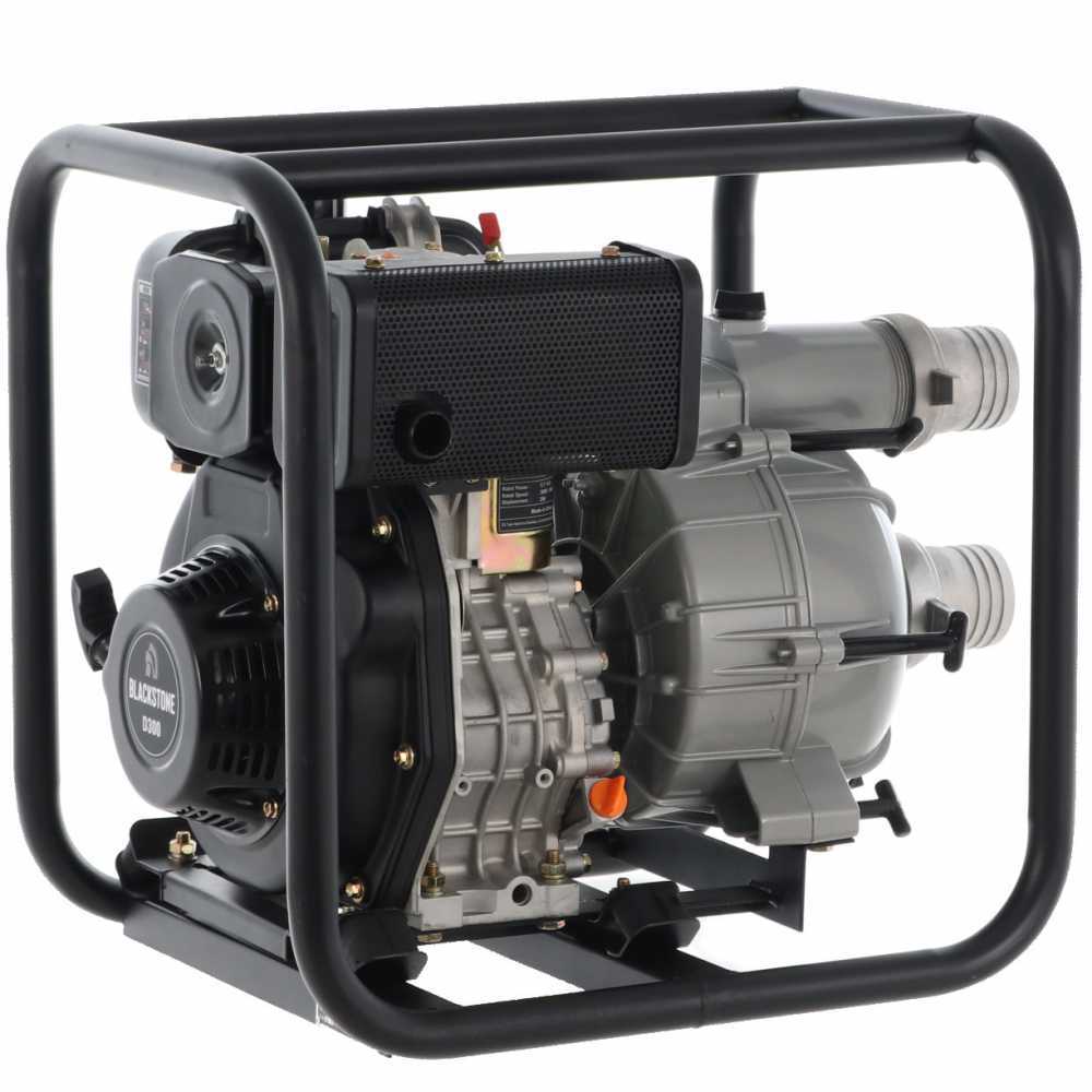 BlackStone BD-T 8000 diesel motorpomp voor vuil water, aansluiting 80 mm | Rabe