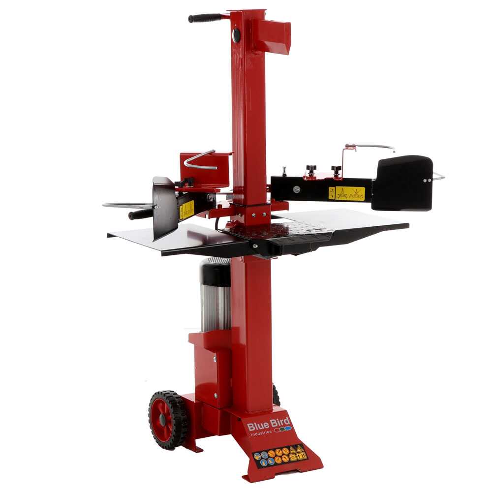 Blue Bird LSE 7000 elektrische houtklover, 7 ton, verticaal | Rabe