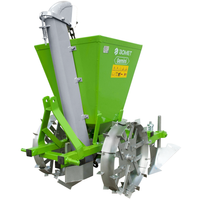 Bomet Gemini 1-rijige aardappelpootmachine, metalen wielen | Rabe