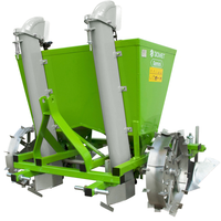 Bomet Gemini 2-rijige aardappelpootmachine, metalen wielen | Rabe