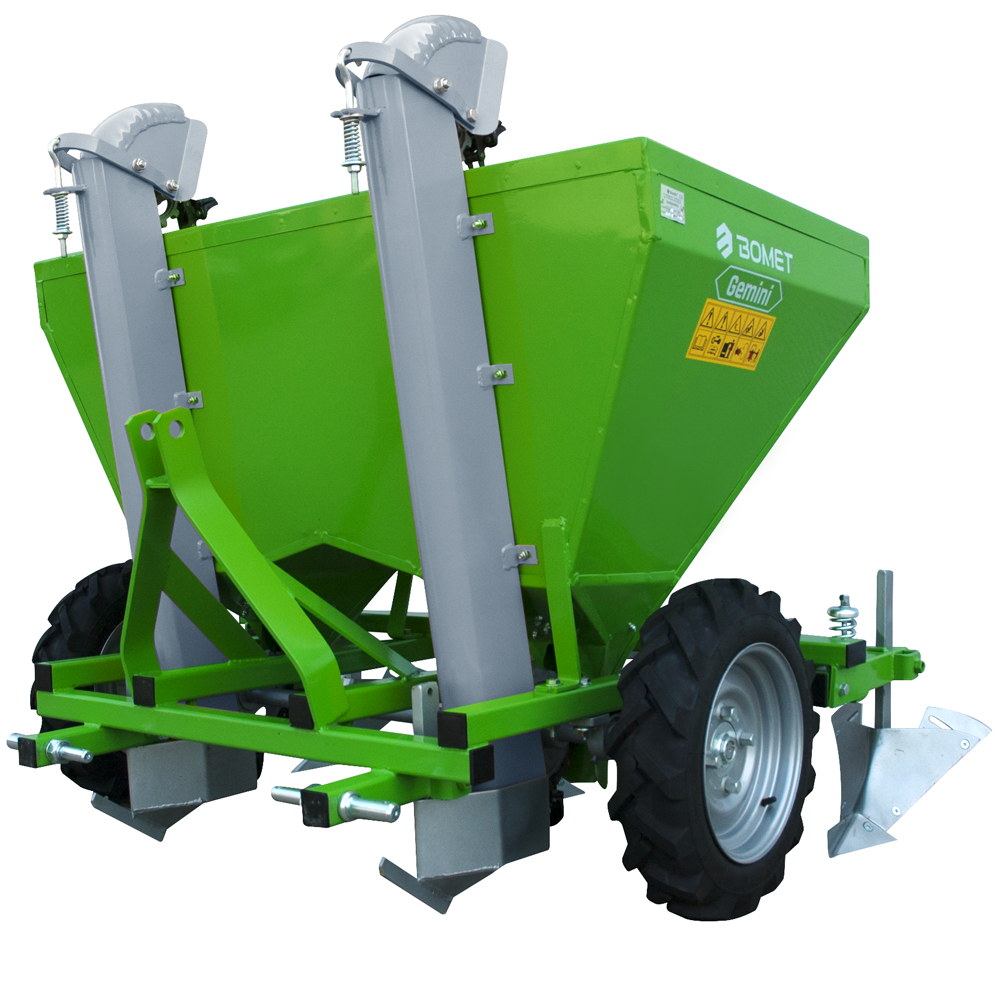 Bomet Gemini 2-rijige aardappelpootmachine, rubberwielen | Rabe