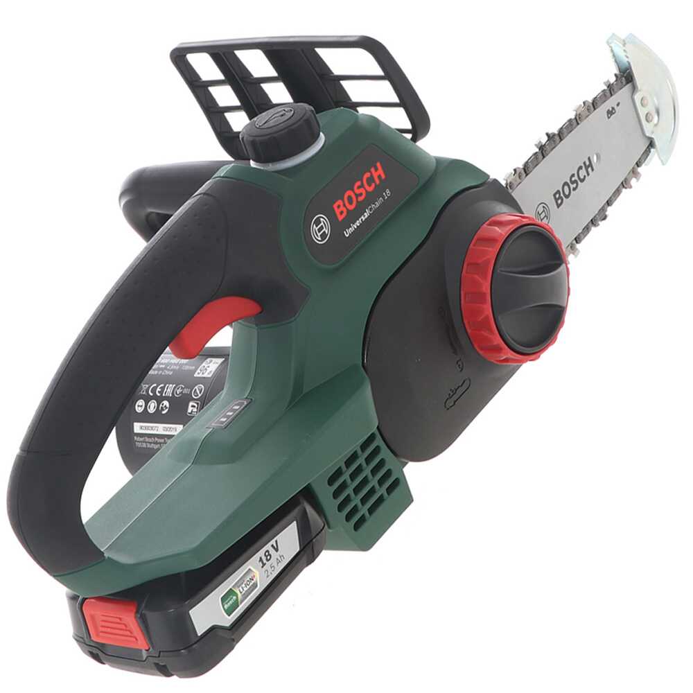 Bosch UniversalChain 18 accu kettingzaag, zwaard 20 cm, 18 V 2 Ah | Rabe