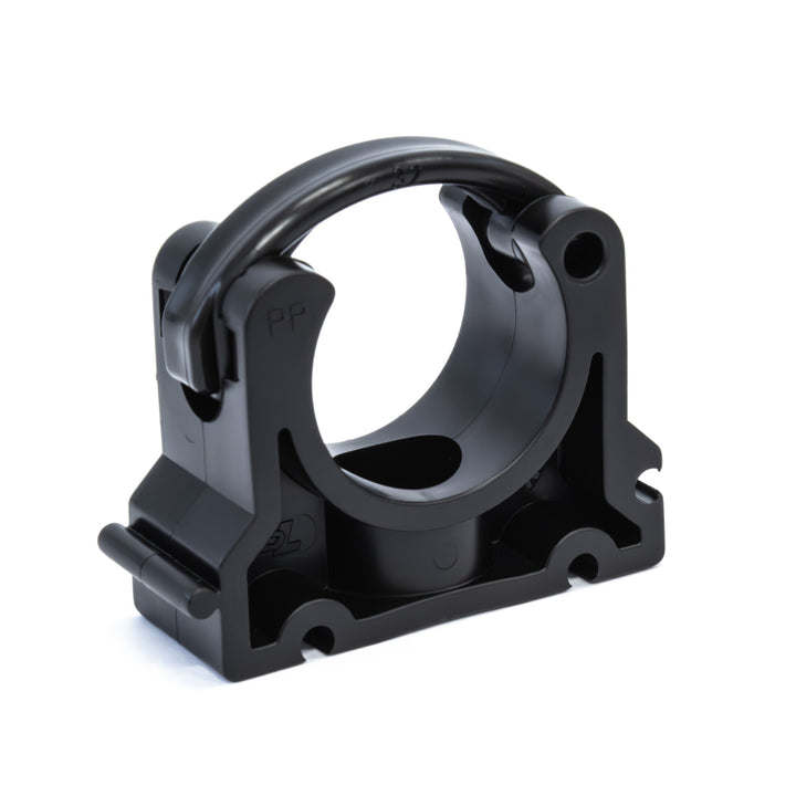 
  Buisklem PP met beugel, 110 mm, zwart - artikelnummer 280044
