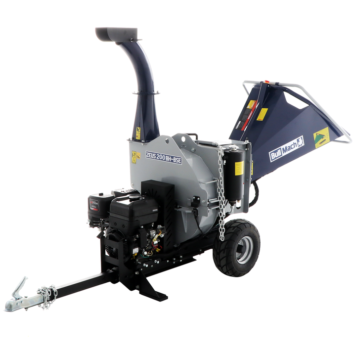 
  BullMach ZEUS 200 BH-BSE benzine hakselaar, takken tot 100 mm, elektrische start, getrokken uitvoering | Rabe - artikelnummer K603444
