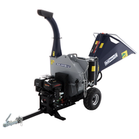 BullMach ZEUS 200 BH-LE benzine hakselaar, takken tot 100 mm, elektrische start, getrokken uitvoering | Rabe