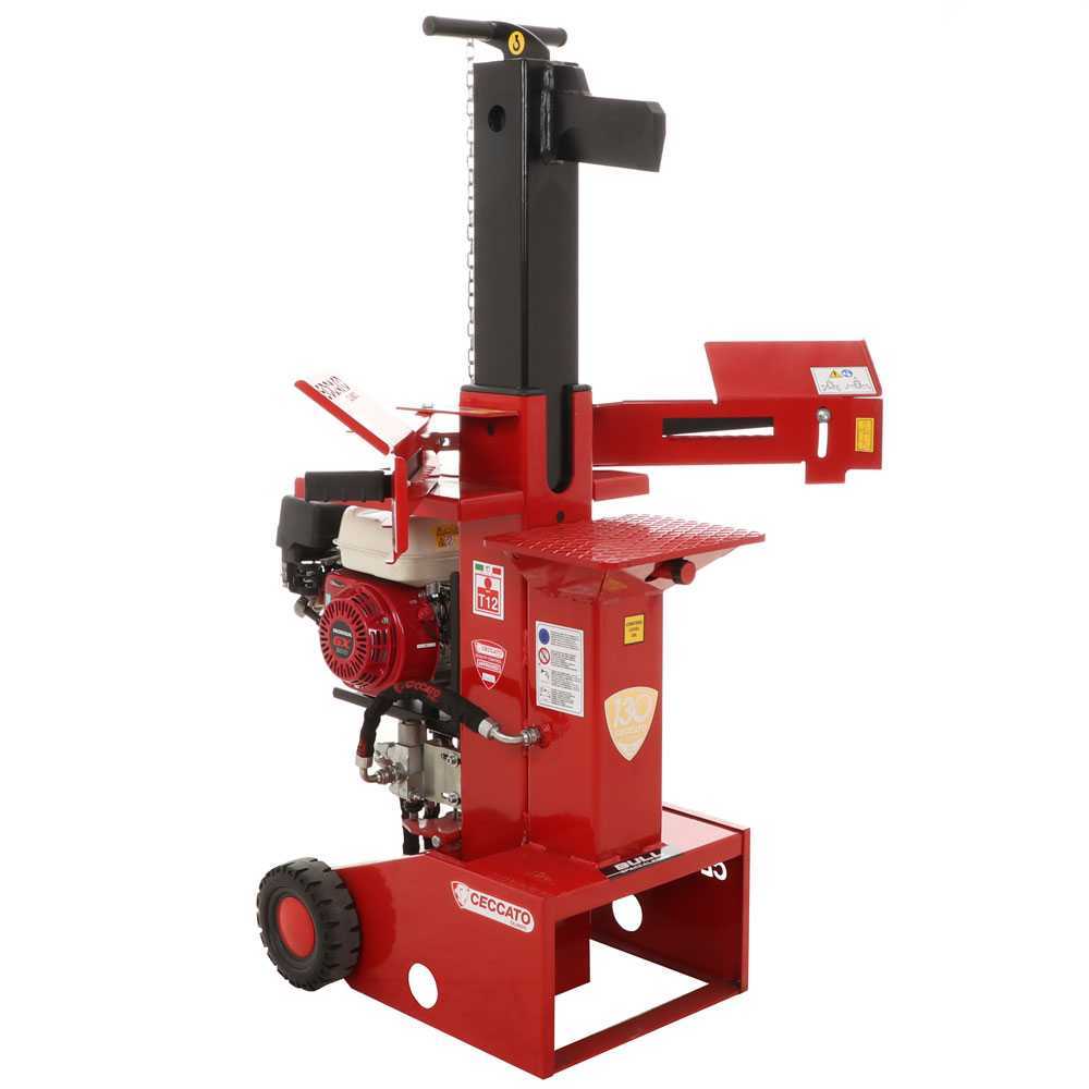 Ceccato Olindo BULL SPL12H GX200 benzine houtklover, 12 ton, verticaal | Rabe