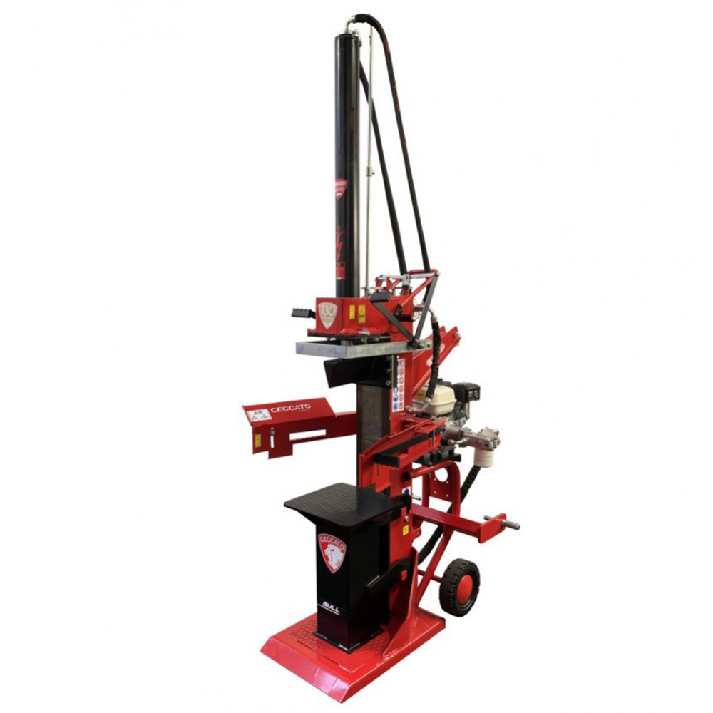 Ceccato Olindo BULL SPL13H benzine houtklover, 13 ton, verticaal | Rabe