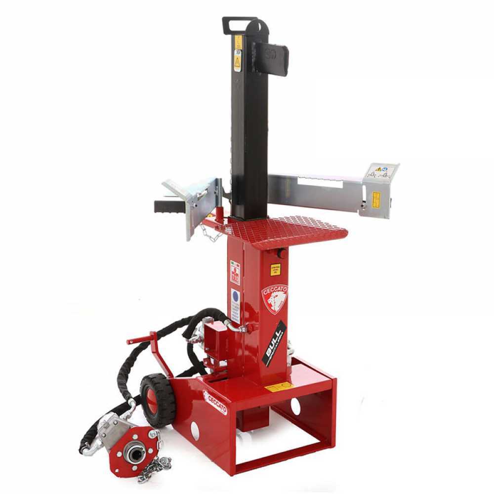 Ceccato Olindo BULL SPLT10 aftakas houtklover, 10 ton, verticaal | Rabe