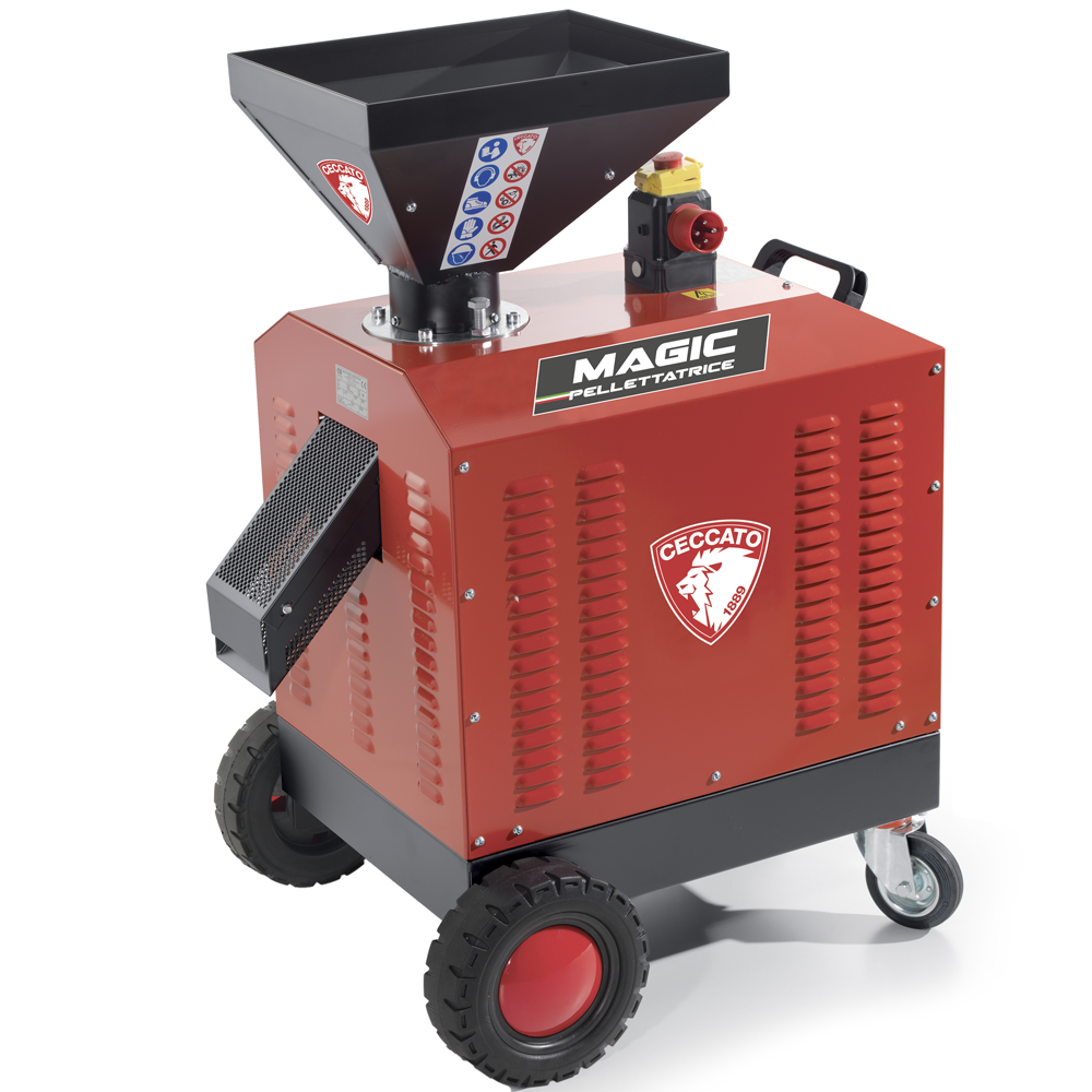 Ceccato Olindo elektrische pelletmachine, 400 V 5,5 pk | Rabe