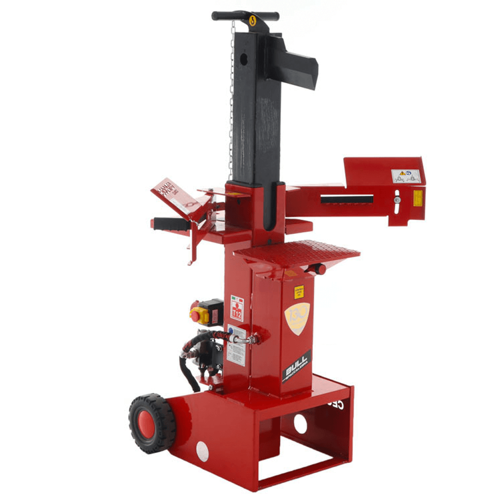 Ceccato Olindo SPLE12T elektrische houtklover, 12 ton, verticaal | Rabe