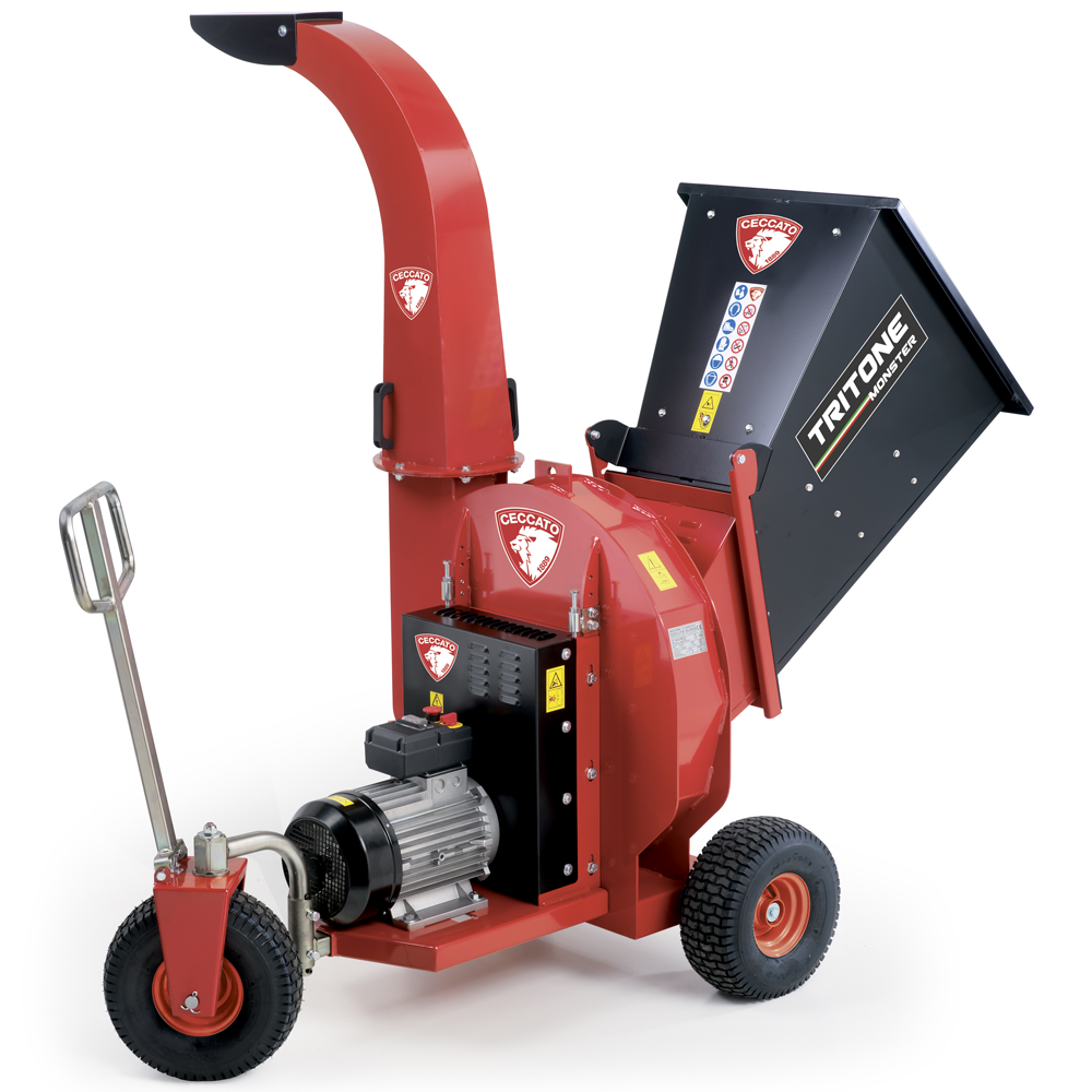 Ceccato Olindo Triton Monster elektrische hakselaar, takken tot 100 mm, 400 V | Rabe