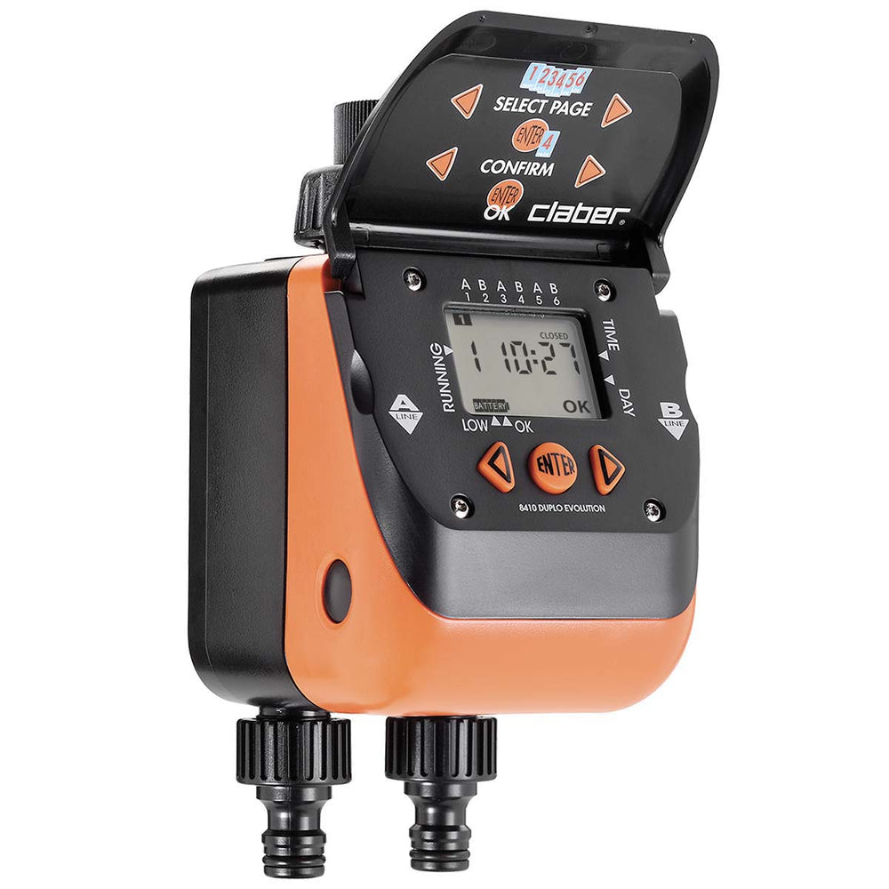 Claber watertimer type 8410 2 uitgangen