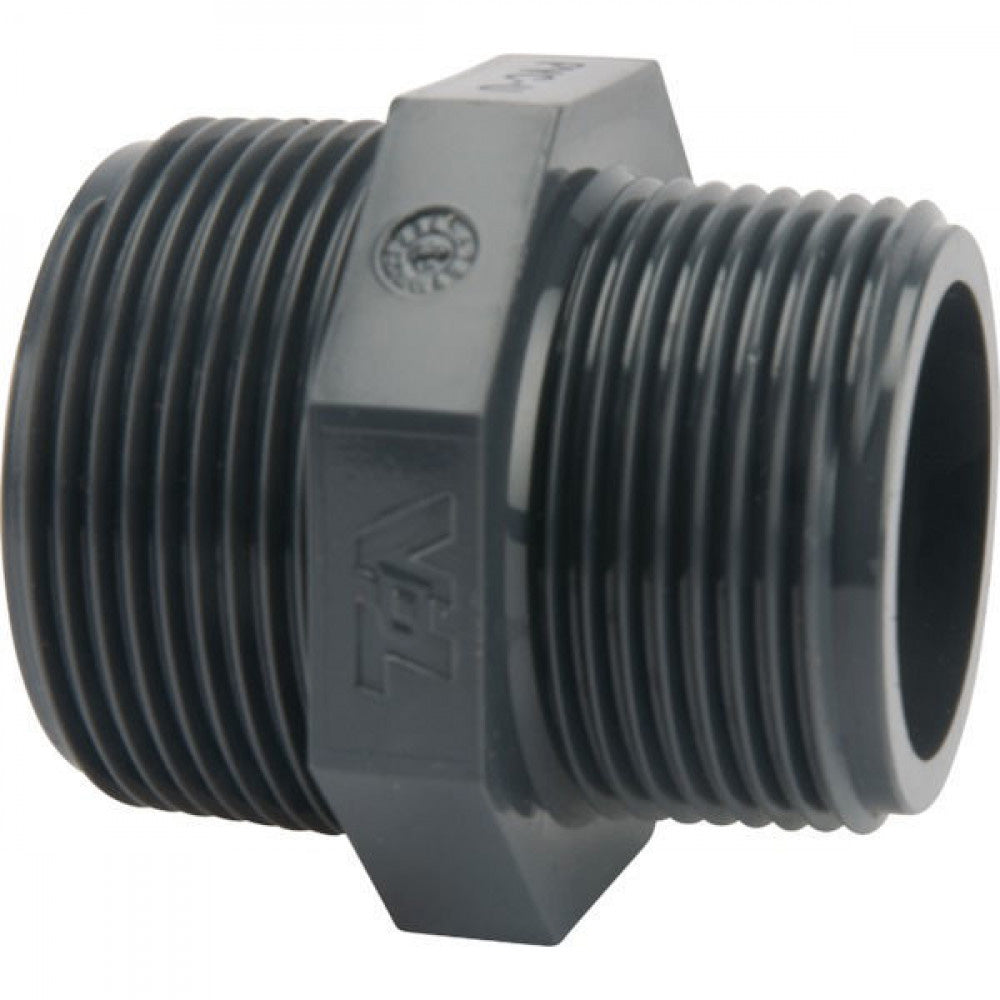 Draadnippel PVC 1 x 3/4, PN16
