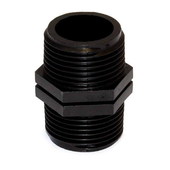 Dubbele nippel PP, type 607, 11/4" x 11/