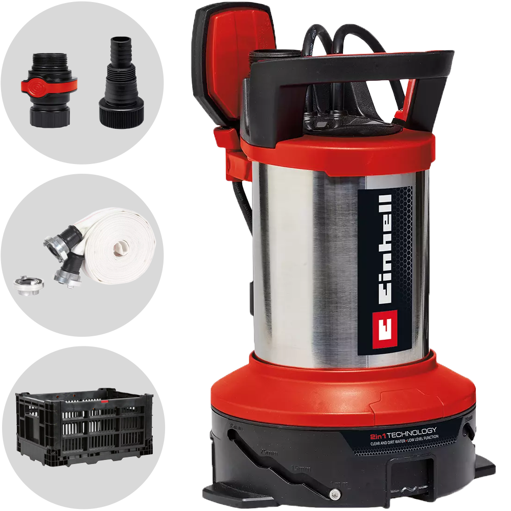Einhell GE-DP 7535 dompelpomp voor schoon en vuil water | Rabe