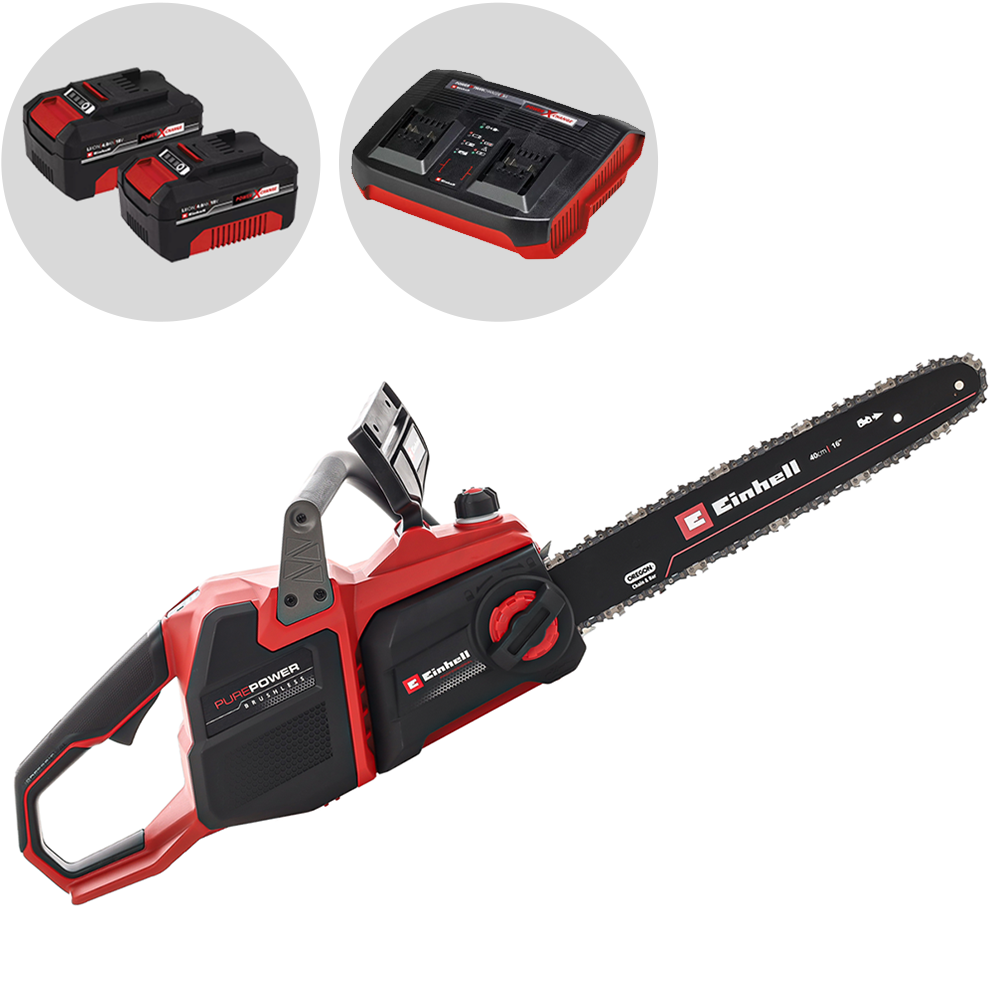 Einhell GP-LC 36/40 LI BL accu kettingzaag, zwaard 40 cm, 18 V 4 Ah | Rabe