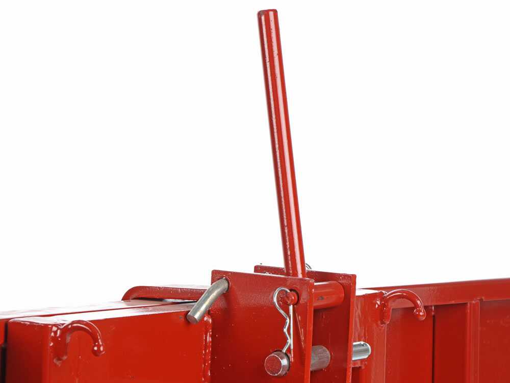 Francini P 130 transportbak voor de trekker, detail 8