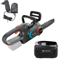 Gardena PowerSaw 250/18V accu kettingzaag, zwaard 25 cm, 18 V 4 Ah | Rabe