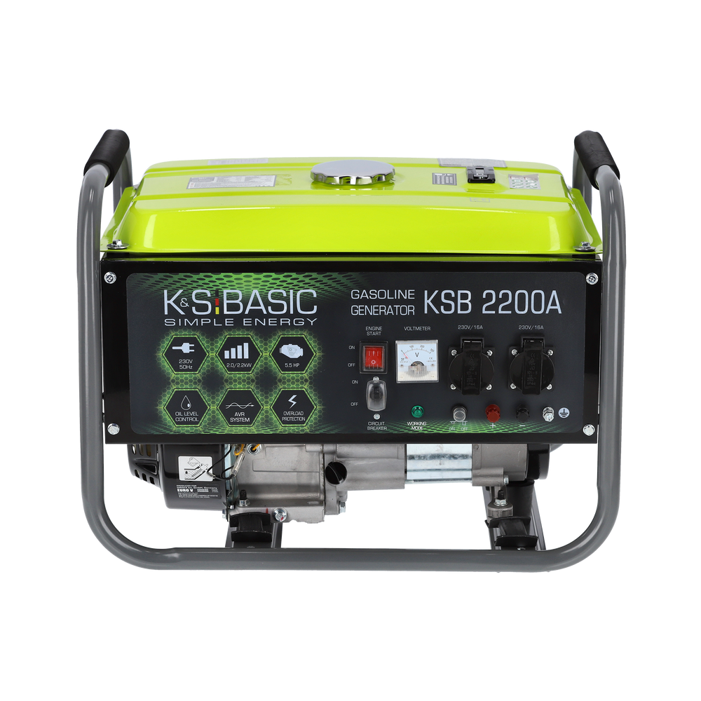 K&S Basic KSB 2200A benzine aggregaat 2,2 kW | Rabe