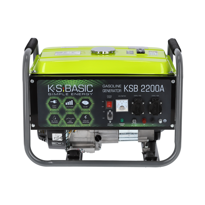 
  K&S Basic KSB 2200A benzine aggregaat 2,2 kW | Rabe - Artikelnummer KSB 2200A
