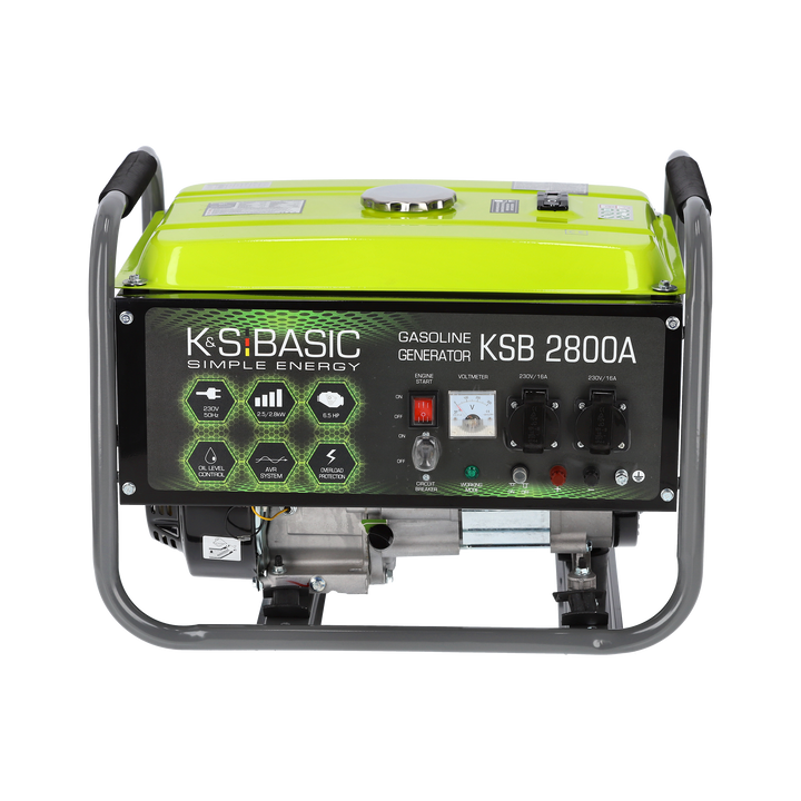 
  K&S Basic KSB 2800A benzine aggregaat 2,8 kW | Rabe - Artikelnummer KSB 2800A
