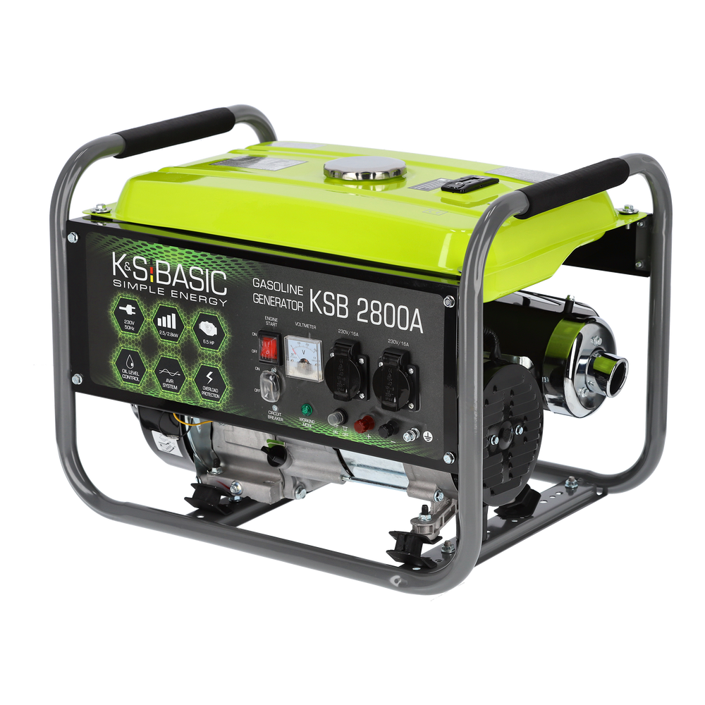 K&S Basic KSB 2800A benzine aggregaat 2,8 kW, foto 3