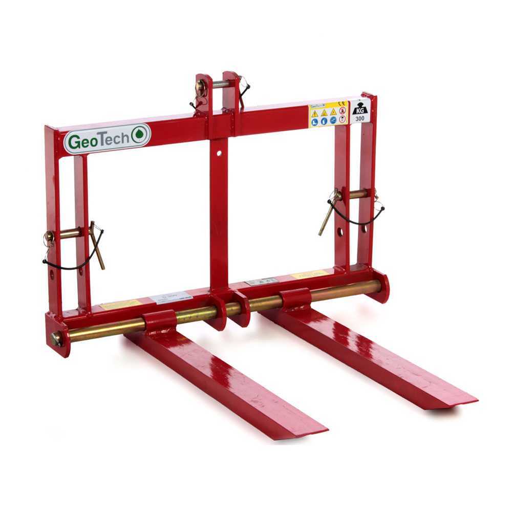 GeoTech D300 palletvork voor de trekker, 300 kg | Rabe