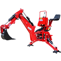 GeoTech Pro BHF 225 graafarm voor de trekker | Rabe