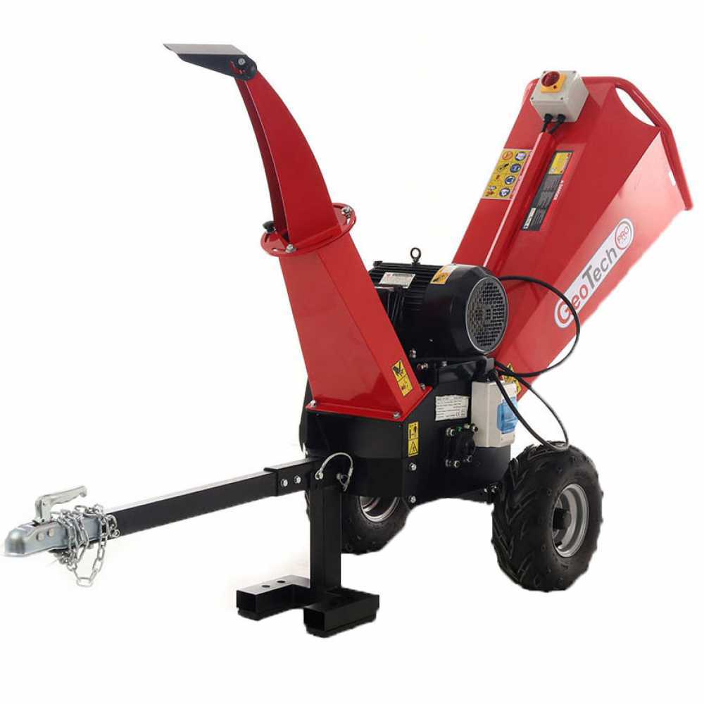 GeoTech Pro PCS 55ET elektrische hakselaar, takken tot 80 mm, 400 V | Rabe