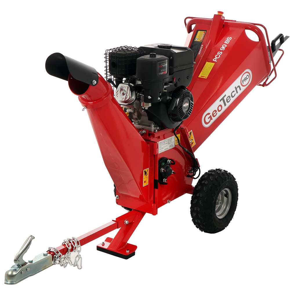 GeoTech Pro PCS 90 BS benzine hakselaar, takken tot 75 mm | Rabe