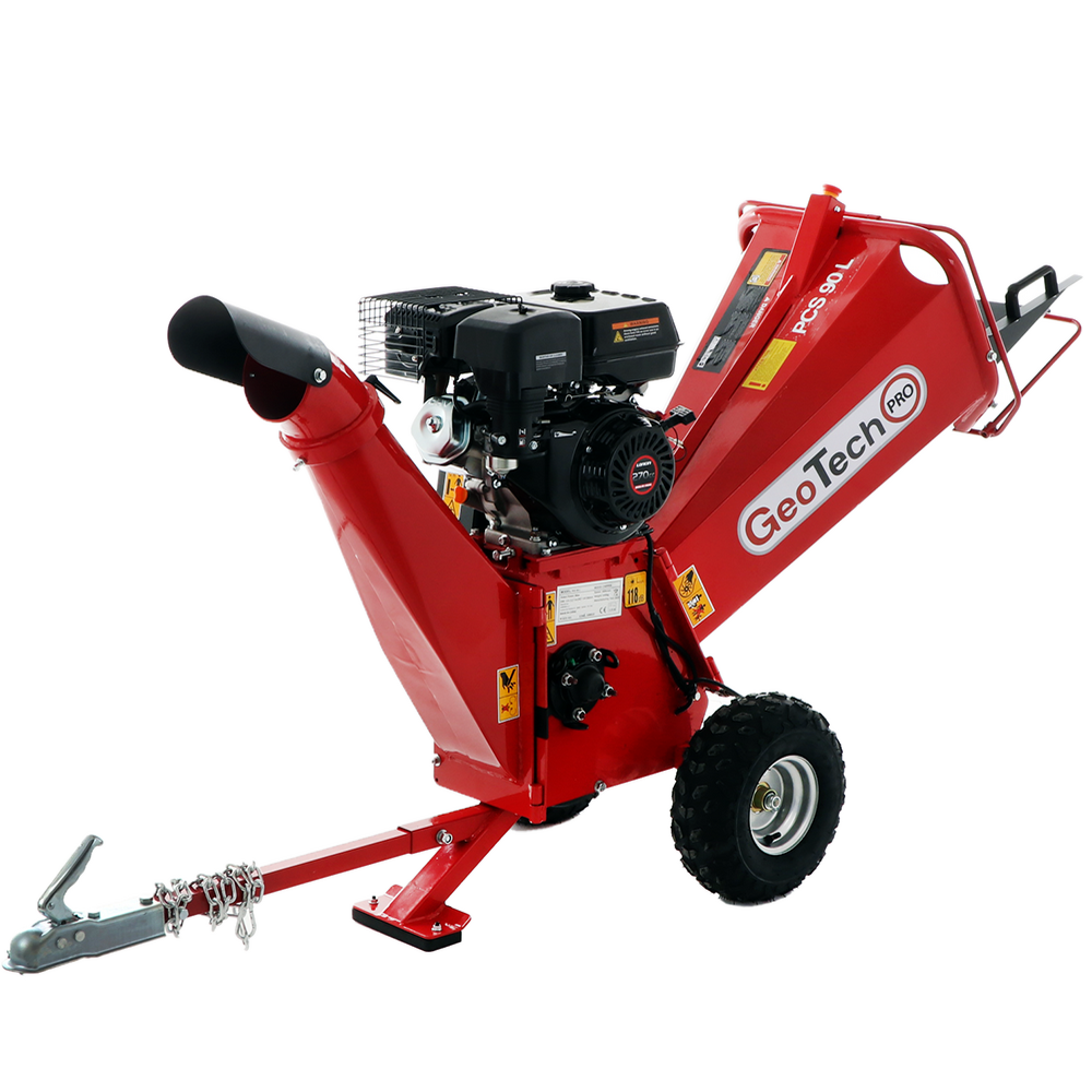 GeoTech Pro PCS 90 L benzine hakselaar, takken tot 75 mm | Rabe
