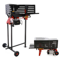 GeoTech SPHE 6 elektrische houtklover 2-in-1, 6 ton, horizontaal | Rabe