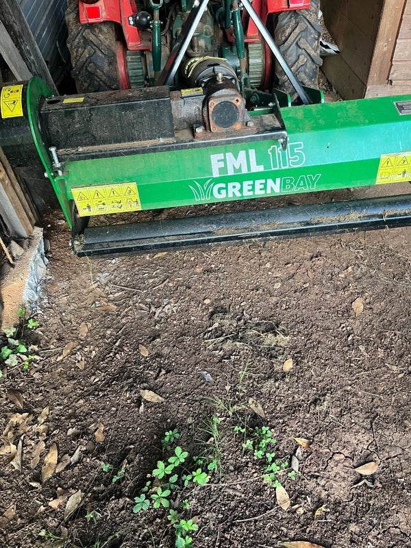 GreenBay FML 115 Schlegelmulcher 113 cm, im Einsatz bei einem Anwender (Foto 2)