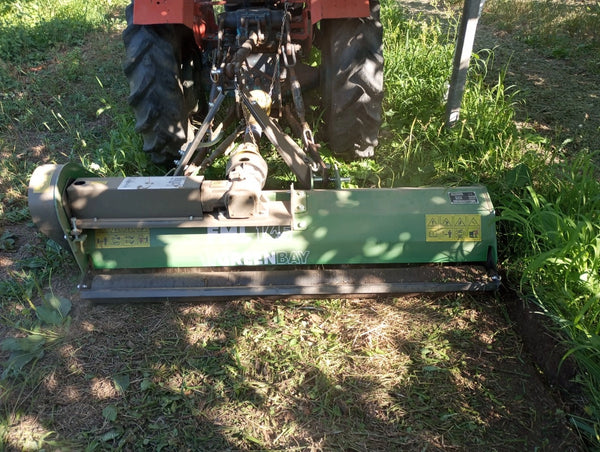 GreenBay FML 145 Schlegelmulcher 143 cm, im Einsatz bei einem Anwender (Foto 1)