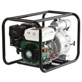 Benzine motorpomp voor vuil water aansluiting 80 mm GreenBay GB-TWP 80