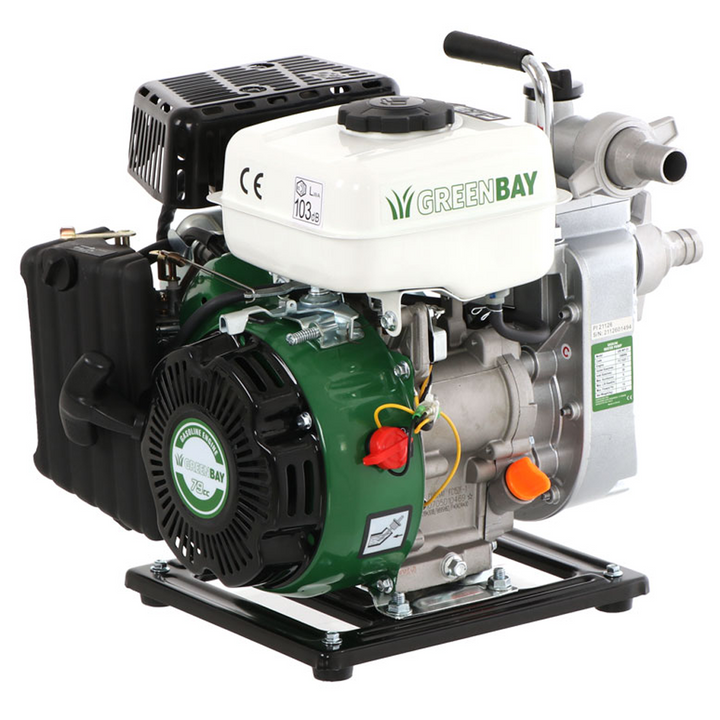 
  GreenBay GB-WP 30 benzine motorpomp, aansluiting 30 mm | Rabe - artikelnummer K603219

