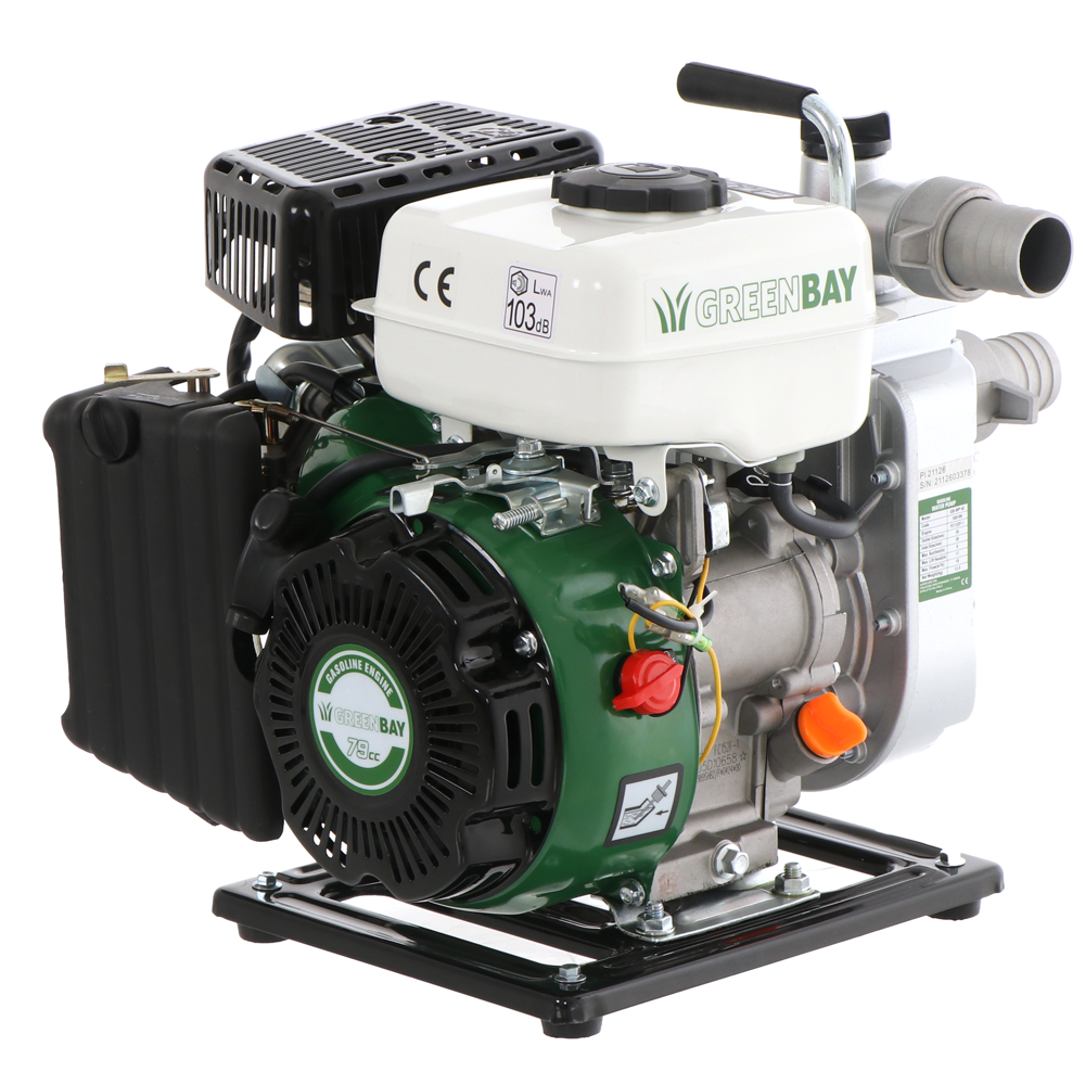 GreenBay GB-WP 40 benzine motorpomp, aansluiting 40 mm | Rabe