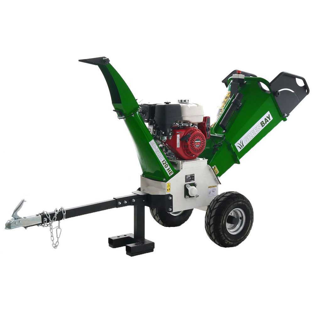 GreenBay GB-WRC 120 HE benzine hakselaar, takken tot 90 mm | Rabe