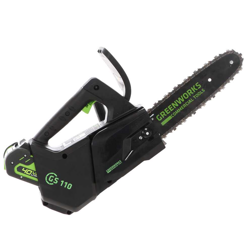 Greenworks GD40TCS accu kettingzaag voor snoeien, zwaard 25 cm, 40 V 2 Ah | Rabe