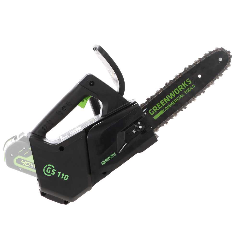 Greenworks GD40TCS accu kettingzaag voor snoeien, zwaard 25 cm, 40 V zonder accu | Rabe