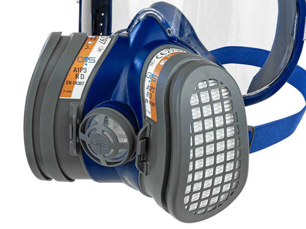 GVS Elipse Integra beschermmasker met A1P3-filters, detail 3