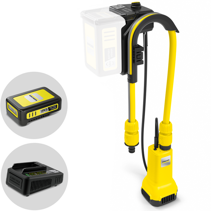 
  Kärcher BP 2.000-18 Barrel dompelpomp voor schoon water, 18 V 2,5 Ah | Rabe - artikelnummer K610037
